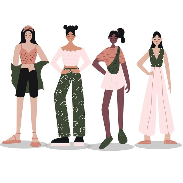 Female silhouette icon for generating random female names